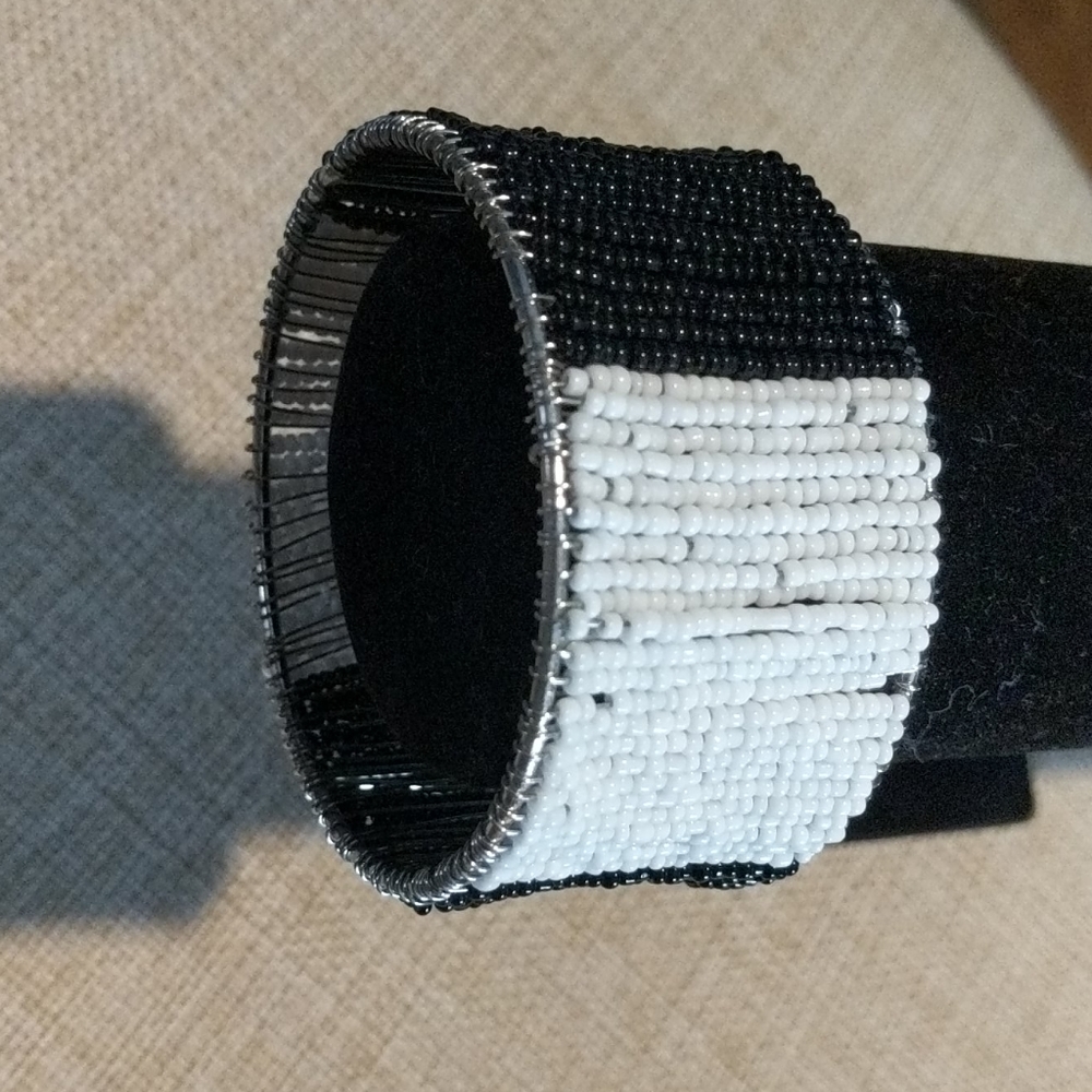 Beaded Bangle Bracelet